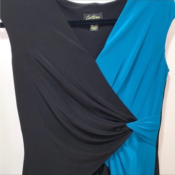 CARTISE Ruched Front Midi Dress - Picture 5 of 7